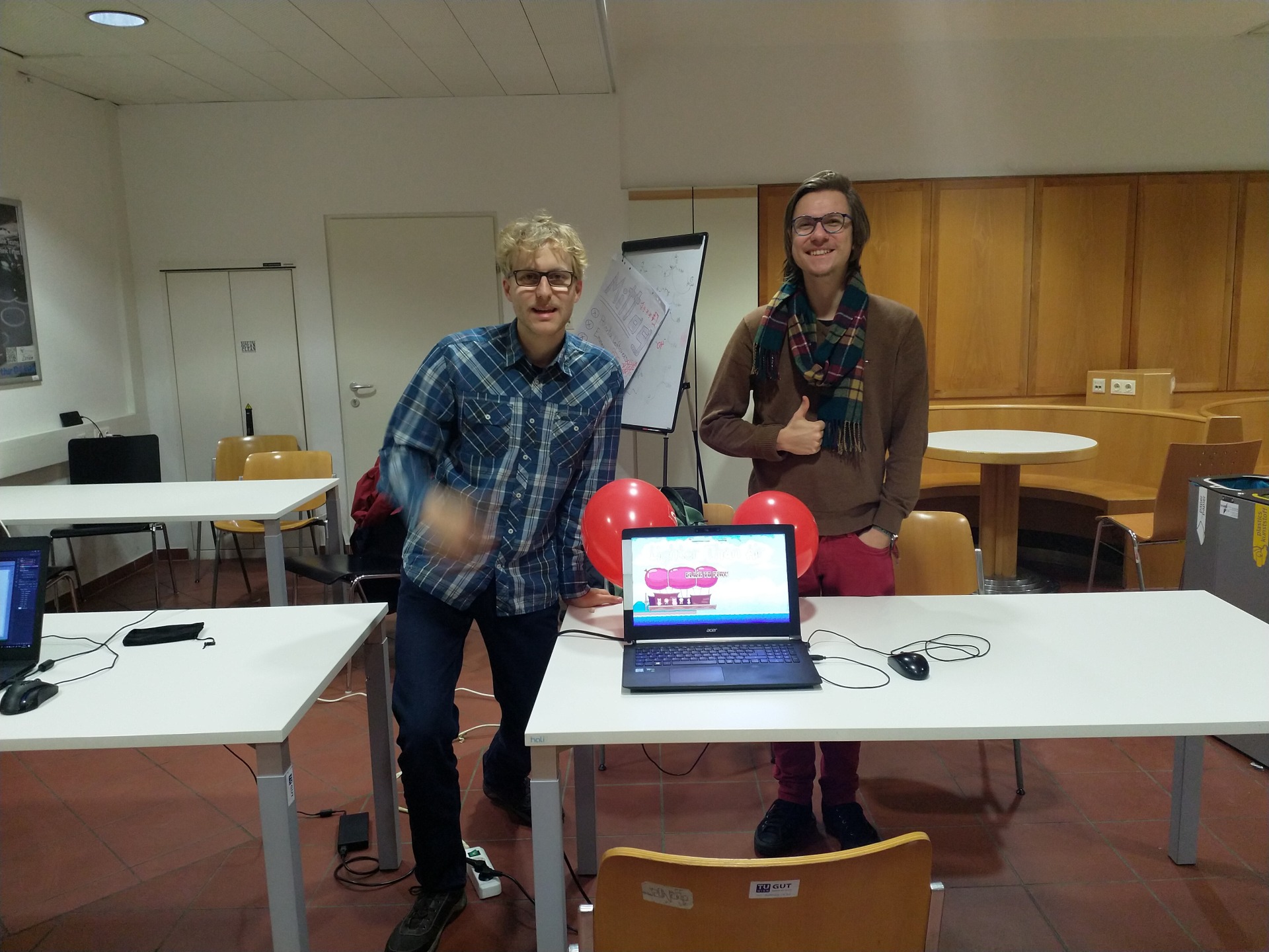 Florian's presentation laptop